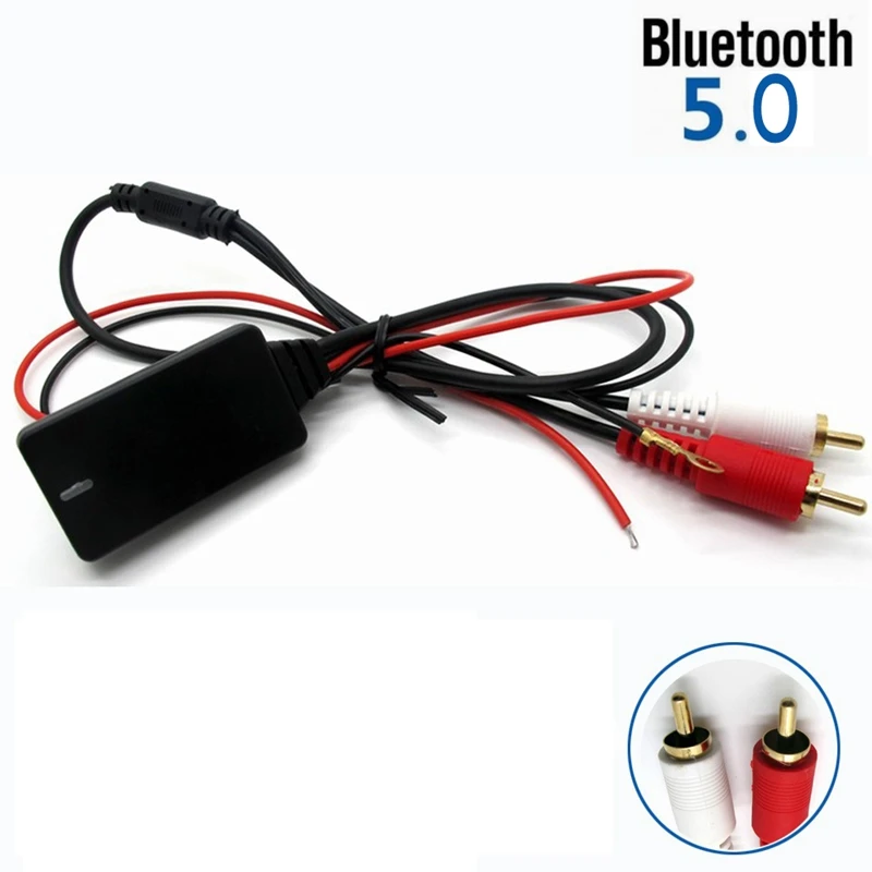 Универсальный Bluetooth AUX приемник модуль 2 RCA кабель адаптер автомобильное радио