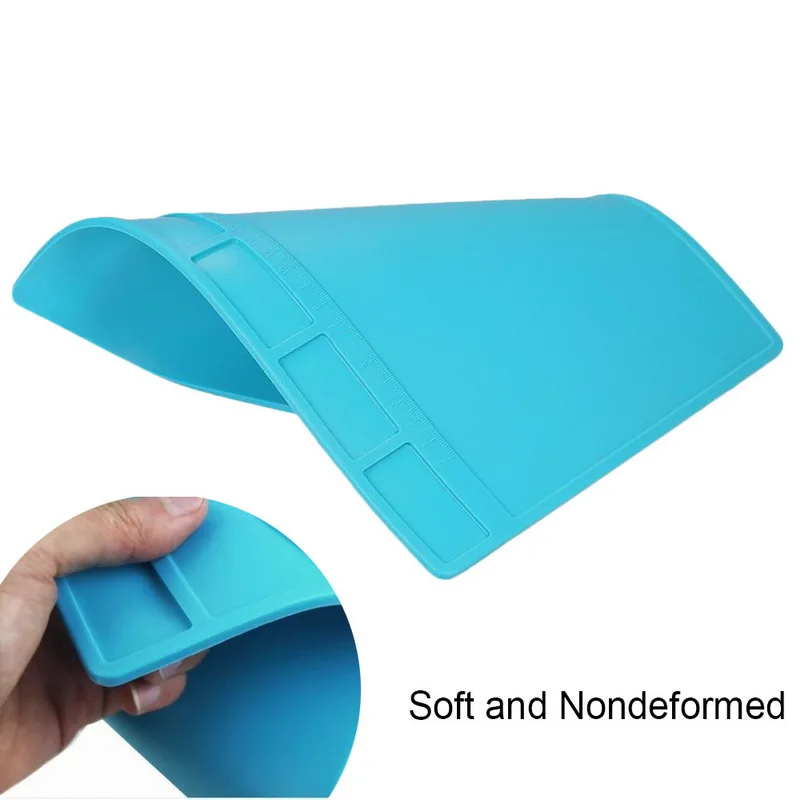 Heat Insulation Working Mat ESD Soldering Station Heat-resistant Phone Repair Maintenance Mat Electrician Insulator Pad Platform