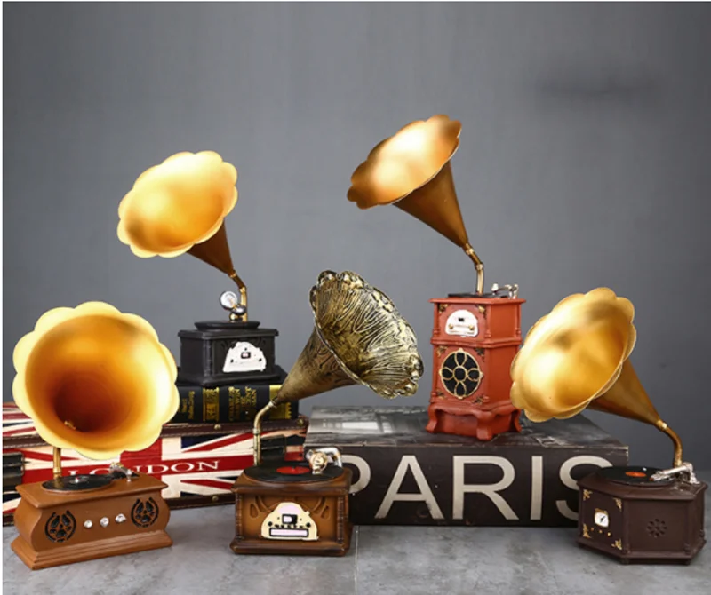 Old Megaphone Record Player