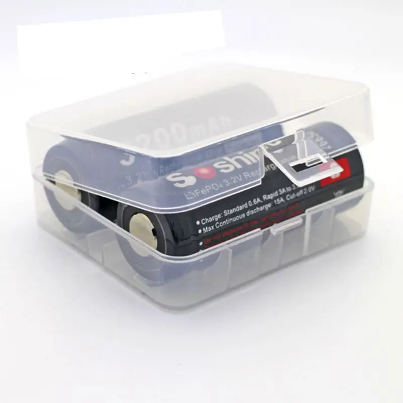 

2pcs Soshine 26650 3.2V 3200mAh Rechargeable Protected Li-ion Battery phosphoric acid iron battery