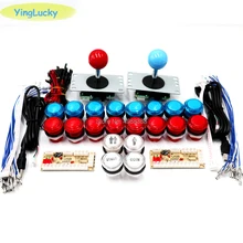 Поставка аркадный джойстик DIY Набор аксессуаров Кнопка аркадная монета