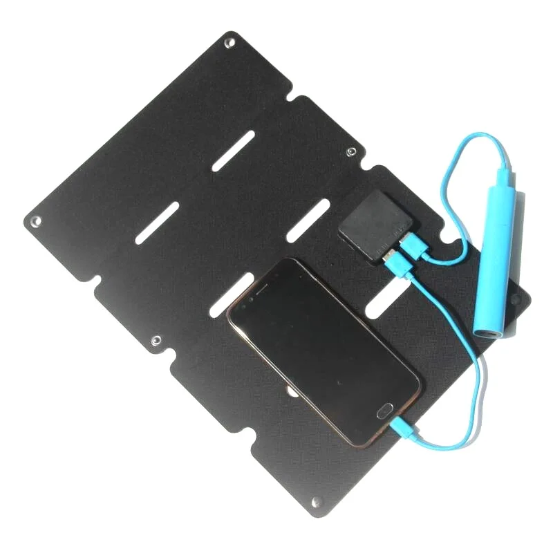 Outdoor 16W 5V Waterproof Sun Power Folding SolarCharger Dual USB Output Devices Portable Solar Panels for Smartphones