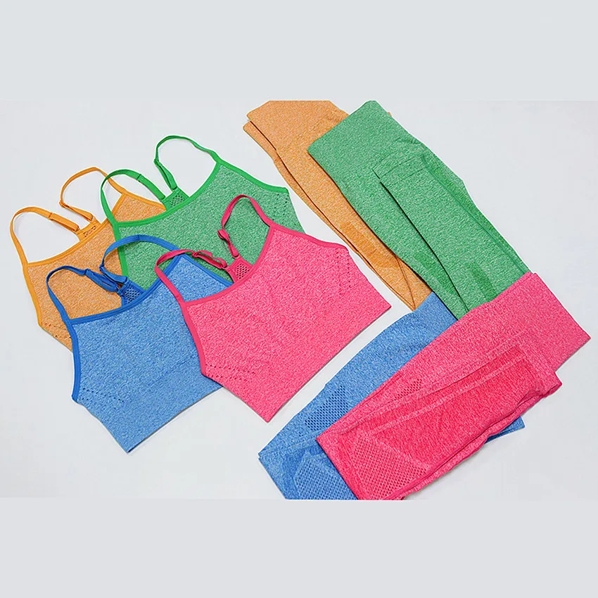 Бесшовные леггинсы с высокой талией Леггинсы пуш ап спортивные женские штаны для