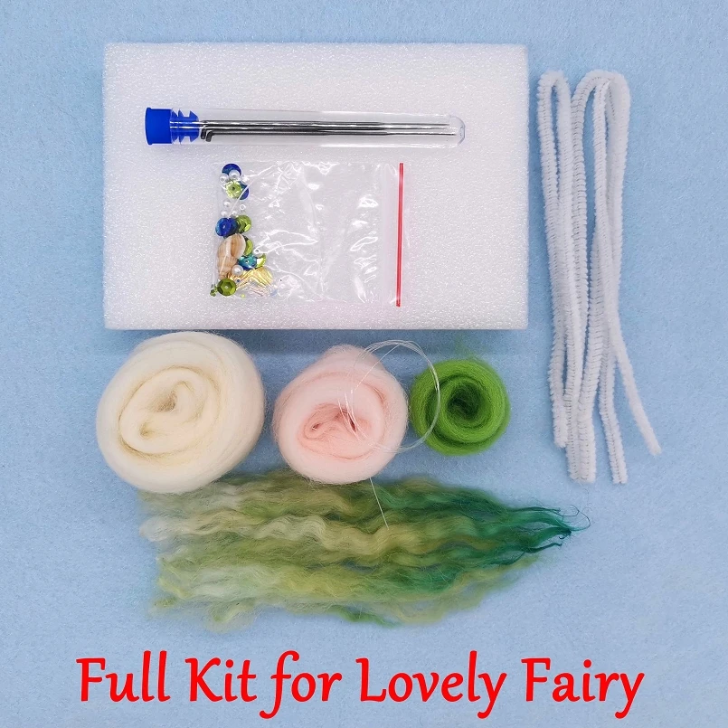 Fairy Needle Felting Kits for Beginners Adults 15cm Height Video  Description