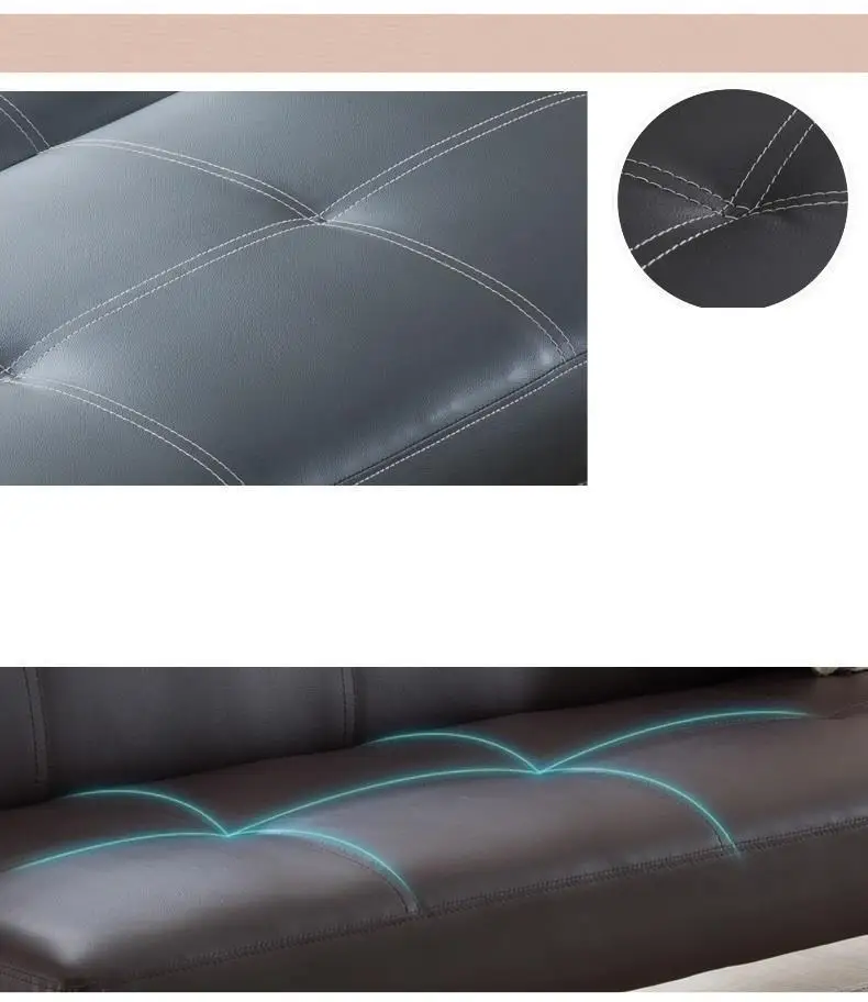 Складной диван Meble, современный пуховый диван Meubel Futon, кожаный чехол для мобильного телефона, мебель для гостиной, диван-кровать