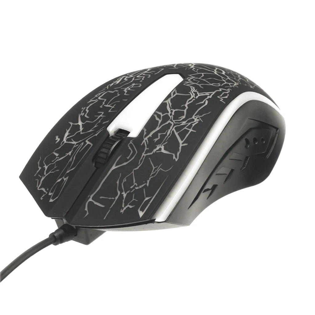 4000 dpi эргономичная RGB Проводная игровая мышь 7 СВЕТОДИОДНЫЙ Красочный дыхательный светильник мышь с подсветкой для Windows PC геймеров мыши