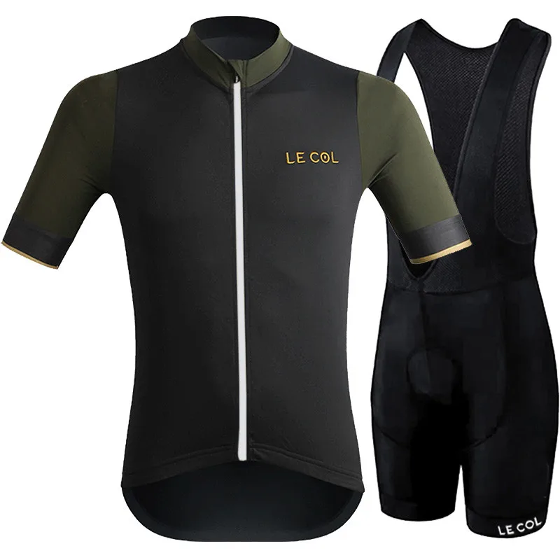 Джерси для велоспорта LE COL WIGGINS ciclismo maillot team aero с коротким рукавом, одежда для велоспорта, велосипедная одежда для велоспорта, MTB, спортивная одежда - Цвет: sets