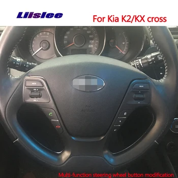 

For Kia K2 KX cross 2015 2016 Multi-function Steering Wheel Button Modified Fixed Speed Cruise Multimedia Navigation