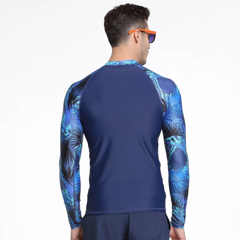 2019 Профессиональный Rashguard плюс 3XL мужской дайвинг с длинным рукавом UV400 купальный