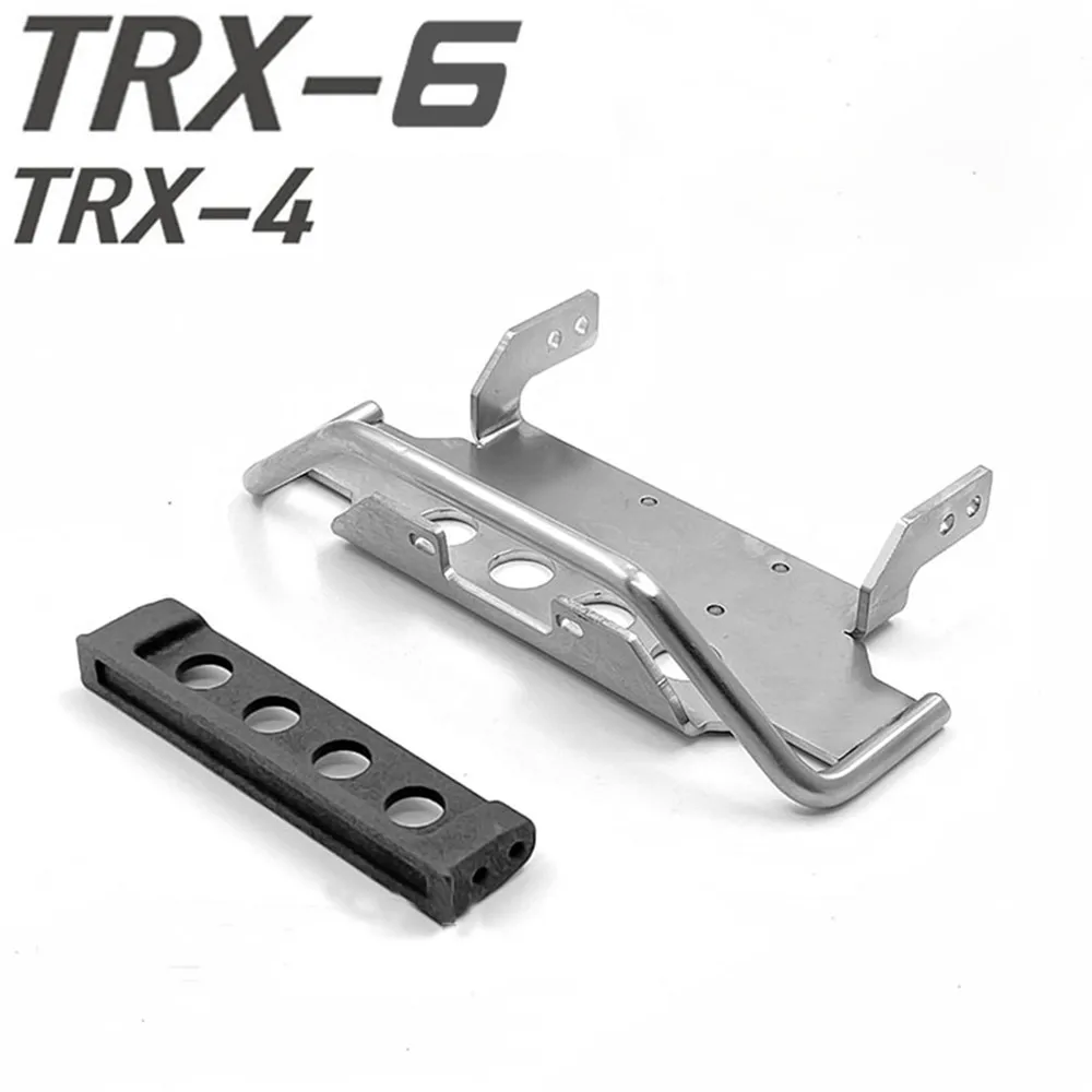 Передний бампер для радиоуправляемого автомобиля TRX4 TRX6 4x4 6X6 G63 G500 металлический