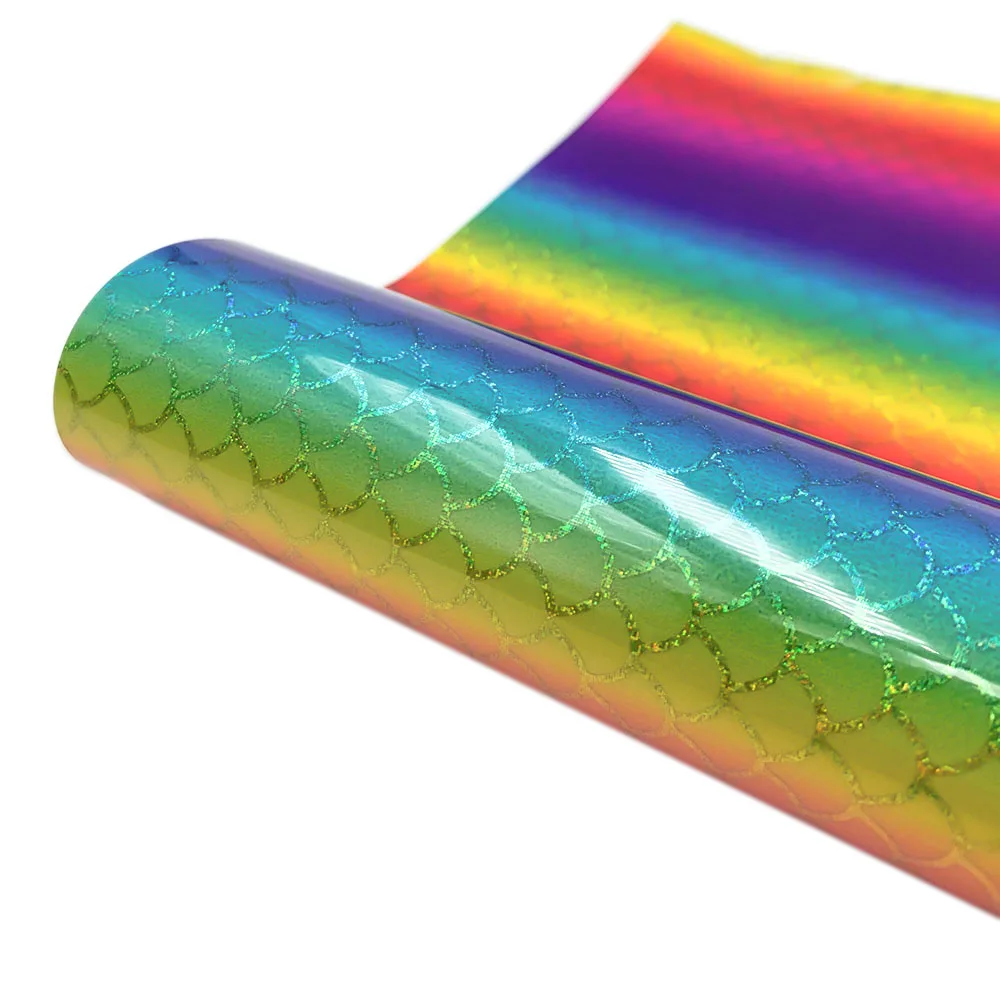 Holographic Rainbow Mermaid Self-Adhesive Vinyl