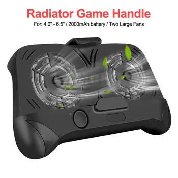 

For PUBG Charging Holder Dual Fans Radiator Games Heat Sink Power Bank Gamepad Multifunction Mobile Phone Cooling USB Gamepad