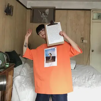 

ZNG 2020 New Summer Fashion New Mens T Shirt Round neck Tees Male T-Shirt Male Tops cotton Print tshirt black high quality