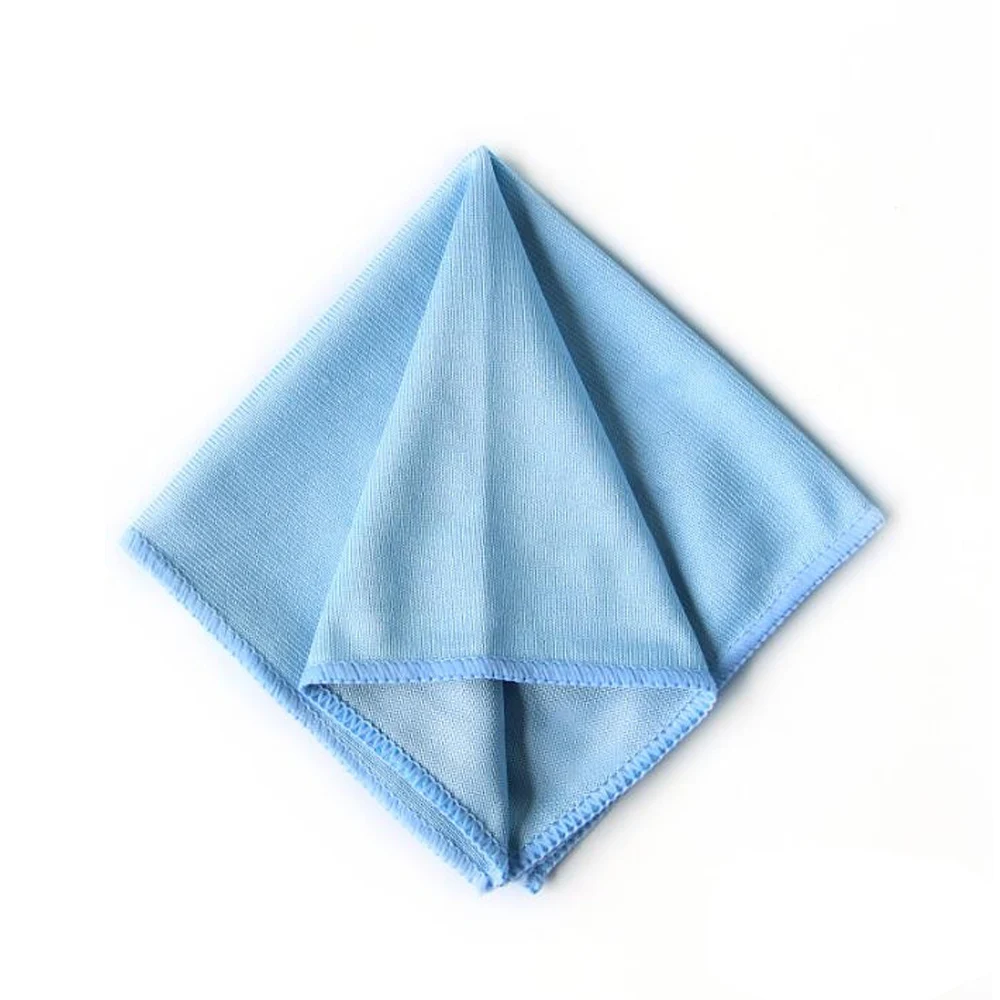 Toalla de limpieza para vidrios de coche, paño de microfibra 1P de acero inoxidable, abrillantador, tela para parabrisas de ventana de 12 x 12