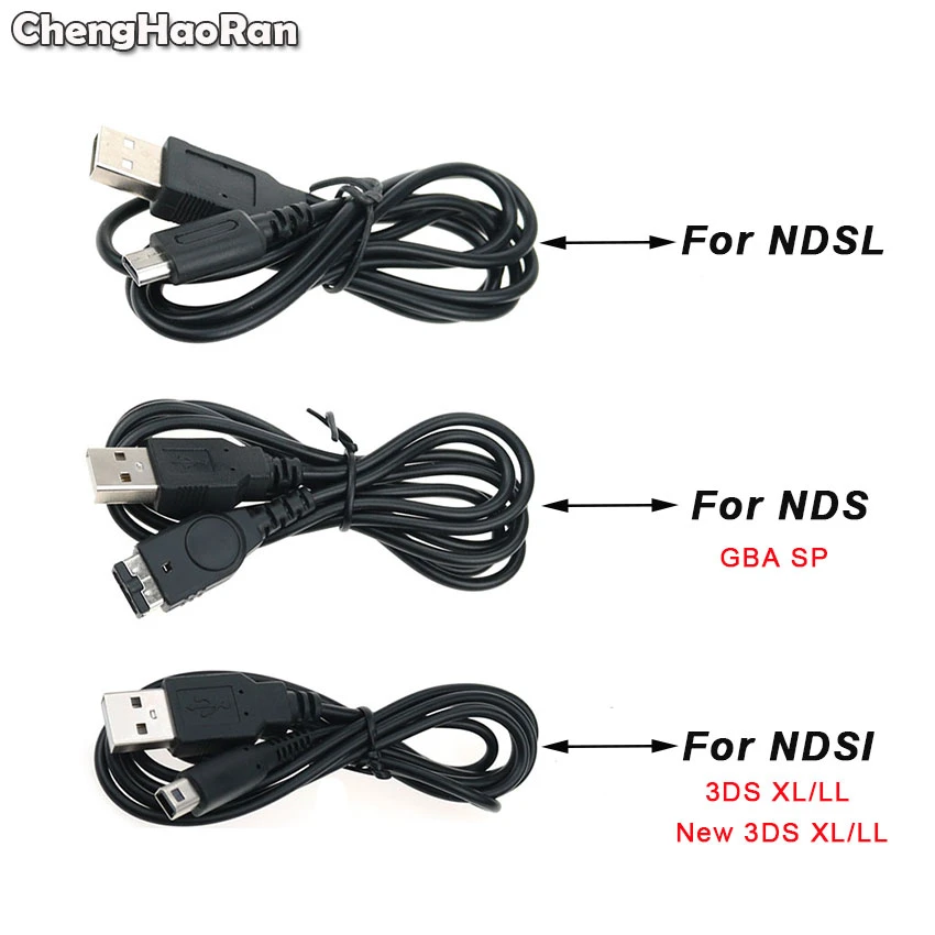 Chenghaoran Usb Charging Cable Power Cable Cord Line For Nintendo Ds Lite  For Ndsl Ndsi Nds For Gba Sp For New 3ds Xl Ll - Accessories - AliExpress