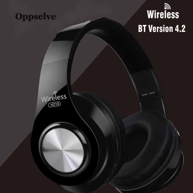 Новые портативные беспроводные наушники Bluetooth стерео Складная гарнитура аудио Mp3
