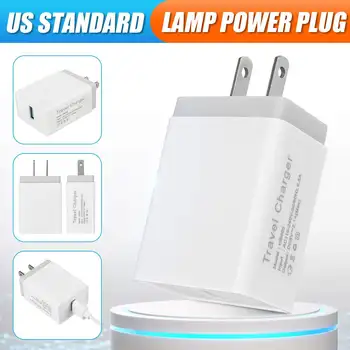 

Universal 5V 2.1A USB Power Socket Charger Plug US Plug Adapter For Phone Tablet USB Light Strips