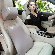 2 шт./компл. супер мягкая подушка для шеи автомобиля Поддержка сиденья Подушка из пеноматериала универсальная поддержка для путешествий офиса дома автомобиля