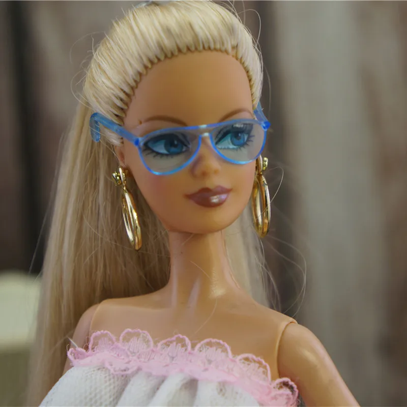 Necklace Barbie Sunglasses 1/6 bjd Doll belt Princess fashion dressing up Accessories dollhouse GiftToys Girls