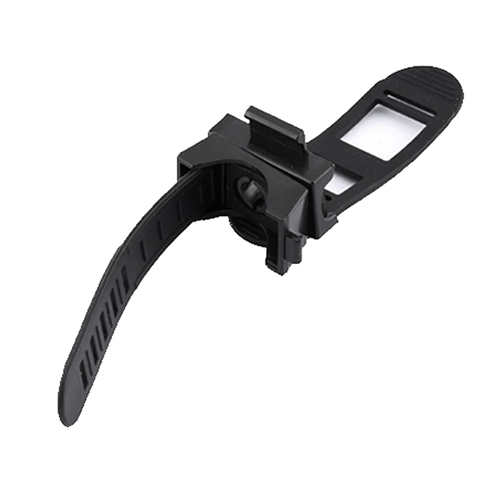 Flash Deal Silicone Black Cycling Tools Electric Motorcycle Flashlight Bracket Bicycle Light Clip Practical Outdoor Bicycle Clip Durable 3