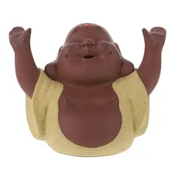 1Pc Delicate Ceramic Monk Home Decor Creative Office Tea House Ornament