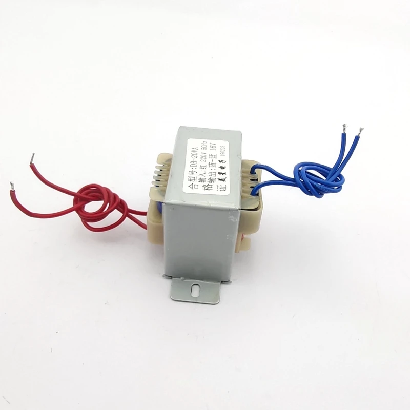 EI57 трансформатор EI тип 20 Вт Трансформатор тока 220 В до AC16V ток 1.2A 16 В AC однофазный трансформатор