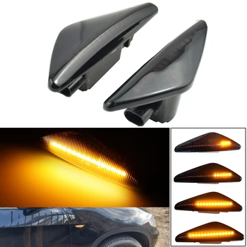 

Turn Signal Light LED Dynamic Side Marker Repeater Sequential Lamp Flowing Water Indicator For BMW X3 F25 X5 E70 X6 E71 E72