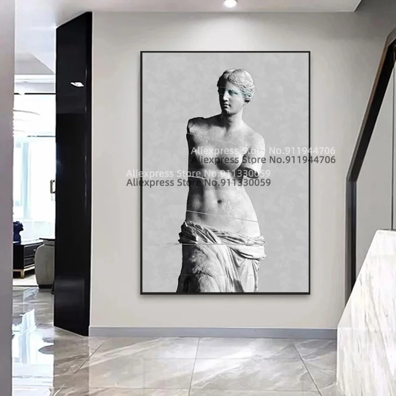 Venus De Milo Bust Statue Prints Poster Goddess Love Aphrodite Sculpture Vintage Art Canvas Painting Museum Wall Picture Decor | Дом и сад