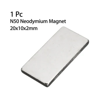 

New 5-100pcs N50 Strong Block-Magnets Rare Earth Neodymium 20x10x2mm used on Healthcare MRI Scanners Medical Equipment