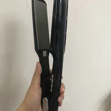 Интеллигентая(ый) Голос выпрямитель для волос термостат светодиодный цифровой Дисплей лихорадка фанера мульти-функциональный рулон прямо двойного назначения Ele