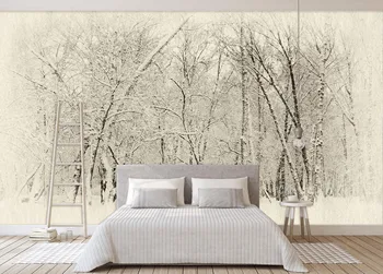 

[Self-Adhesive] 3D Snowy Landscape 96362 Wall Paper mural Wall Print Decal Wall Murals