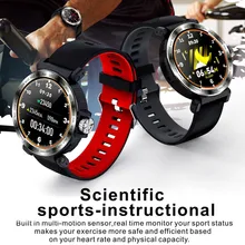 S18 relógio inteligente homem tela cheia de toque ip68 à prova dip68 água esporte relógio smartwatch monitor freqüência cardíaca ios android telefone inteligente wearable
