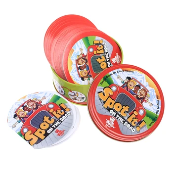 

2020 Large Size 85mm Spot Board Games Mini Style For Kids Like It Classic Education Card Game Home Party dobble Funny Game