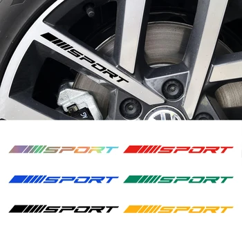 

4pcs Car Rims Wheel Hub Stickers Vinyl Auto DIY Decals For Daewoo Espero Nexia Matiz Lanos Nubira Car styling Accessories