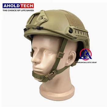 

Aholdtech Genuine ISO NIJ IIIA Lightweight FAST High Cut Style Bulletproof Ballistic Helmet For Army Combat Police Airsoft