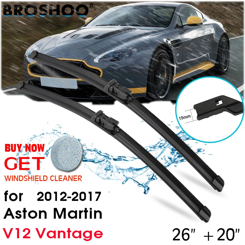 Spazzola Tergicristallo Per Auto Finestra Anteriore Tergicristalli Spazzole Accessori Auto Per Aston Martin V12 Vantage 26 "20" 2012-2017