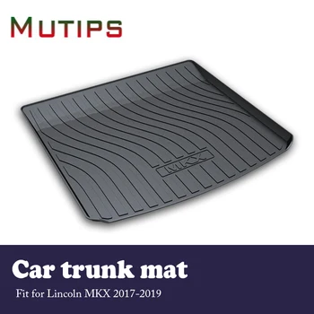 

Mutips Car Cargo rear trunk mat For Lincoln MKX 2017 2018 2019 Boot Liner Tray Waterproof carpet Anti-slip mat Car styling auto