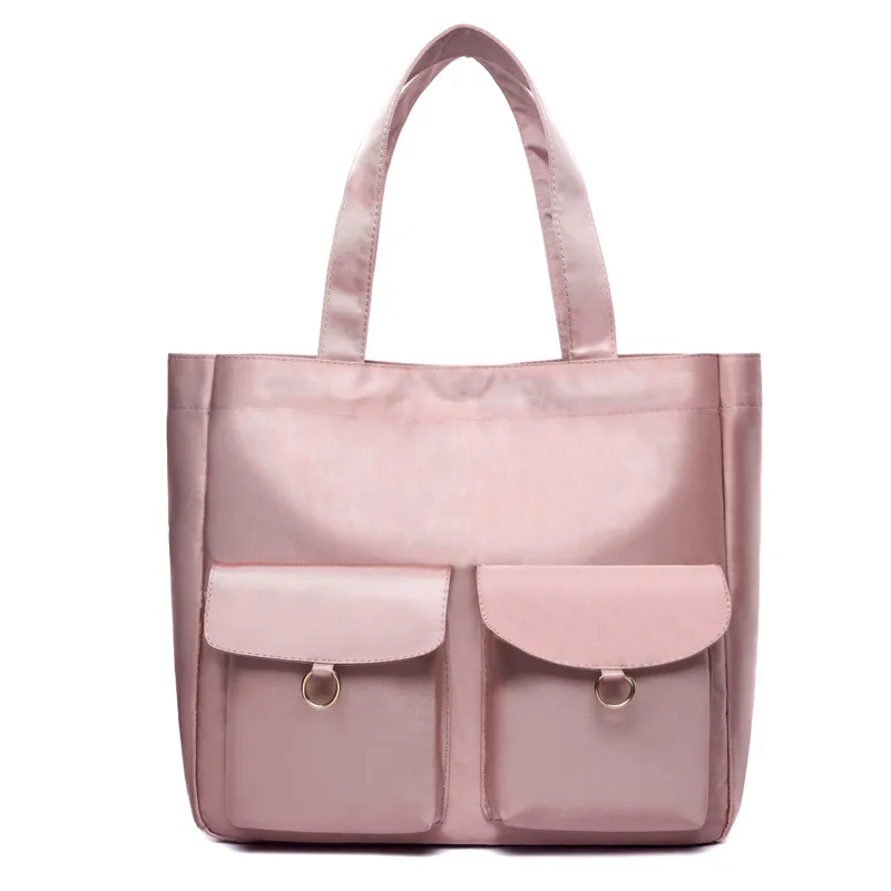 

New Style WOMEN'S Bag Fashion Oxford Cloth Backpack Simple Double Bib One-Shoulder Handbag