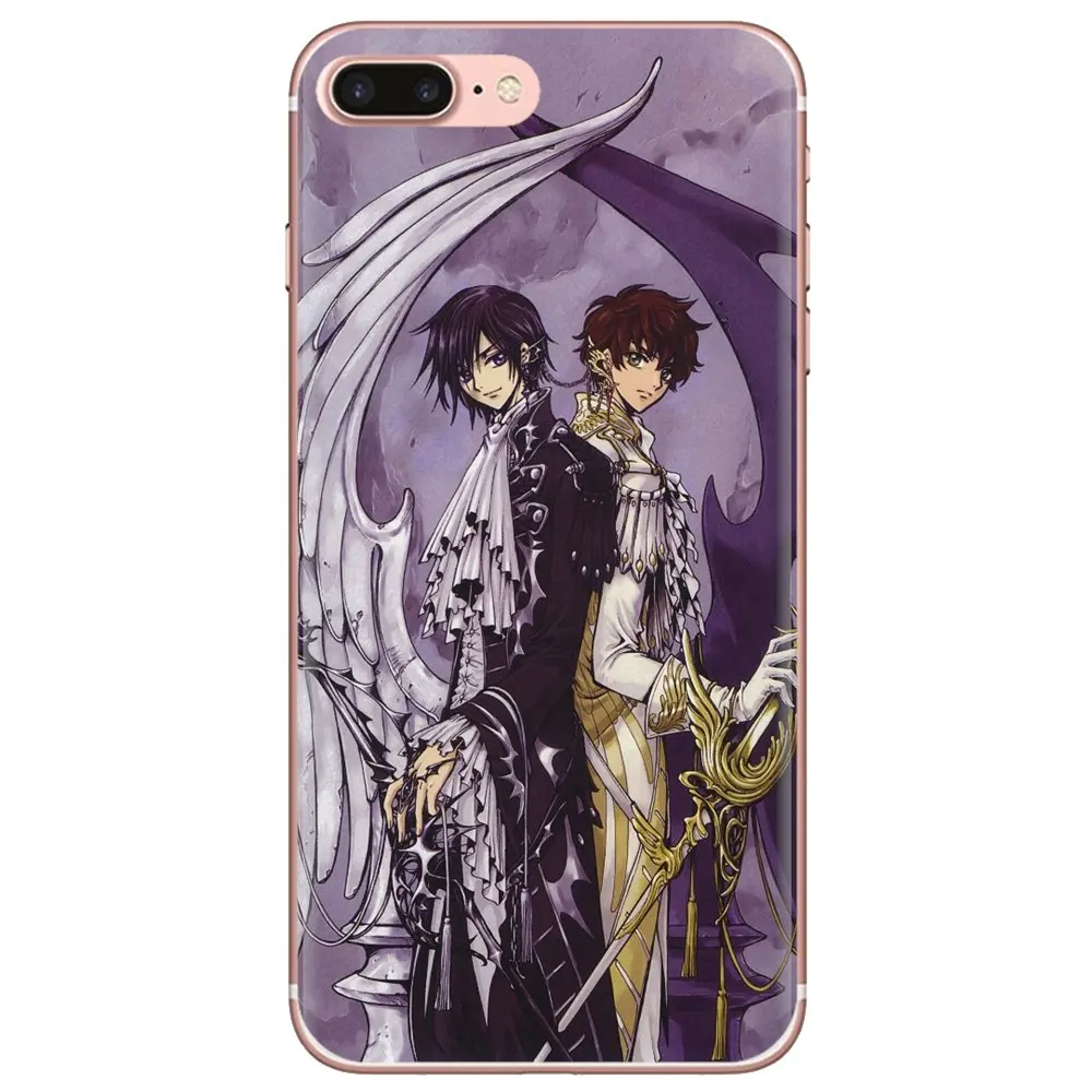Аниме Julius серебряные серьги-кольца с Code Geass силиконовый чехол-Сумочка для
