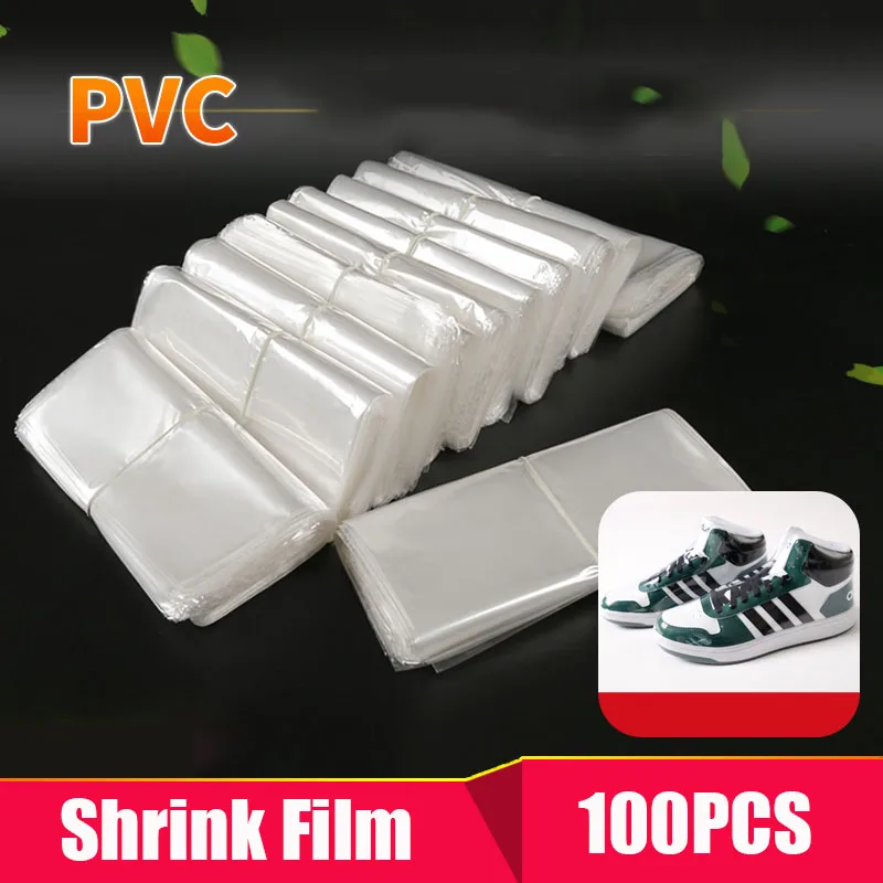 Namvo 100 Sacchetti Termoretraibili In PVC 15,7 X 23,6 Pollici – Pellicola Trasparente Per Confezionare Saponi, Bombe Da Bagno, Scarpe E Progetti Fai Da Te