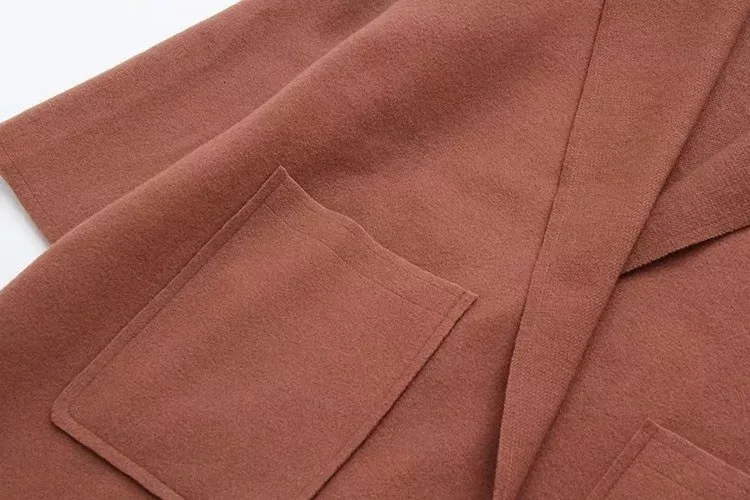 Casaco Feminino, женские XL-4XL больших размеров, Осень-зима, Cassic, простое Свободное пальто, женский халат, верхняя одежда, Manteau Femme