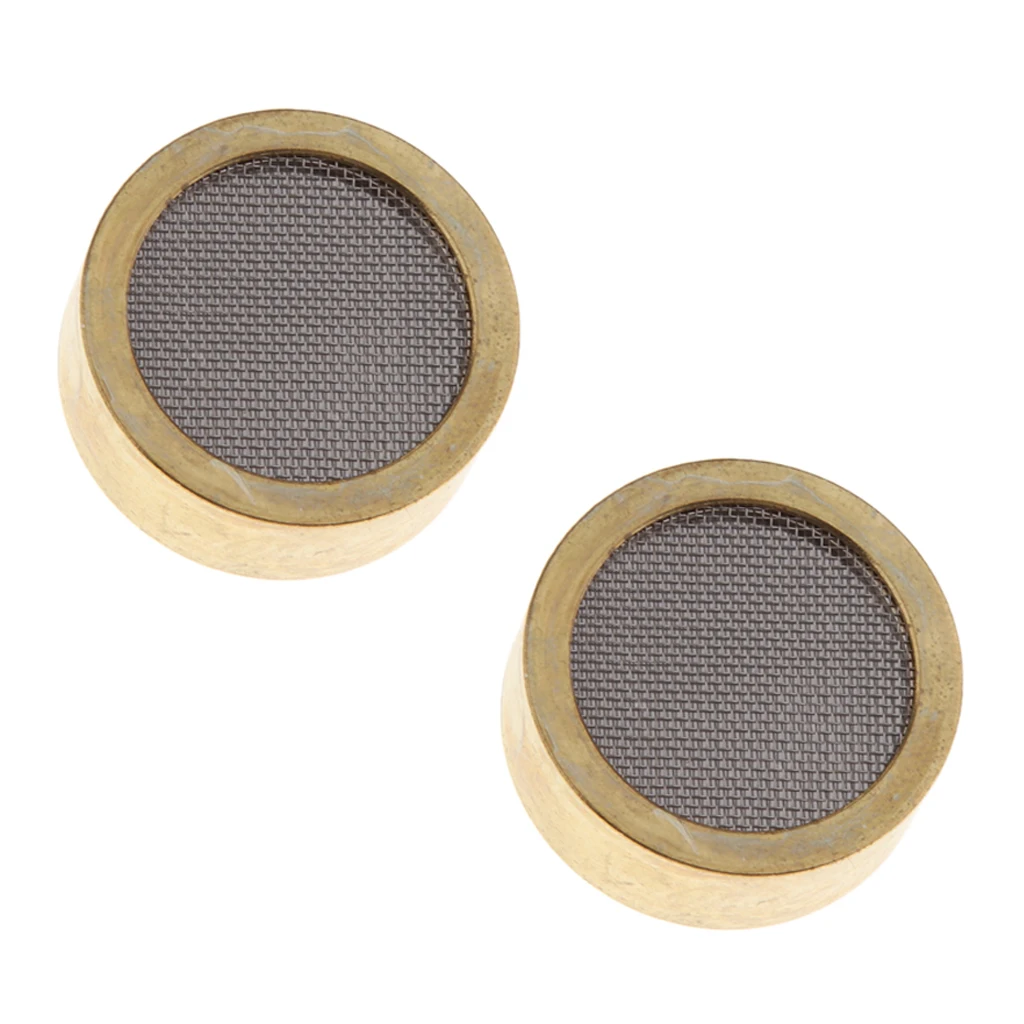 

Pack of 2 Condenser Microphone Cartridge Capsule Replacements Golden