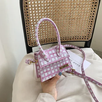 

Small Famous Brand Handbags Women Luxury Hand Bag Ladies Crossbody Bags Letter Messenger Bags MIni Tote Bag Checkered Mujer Sac