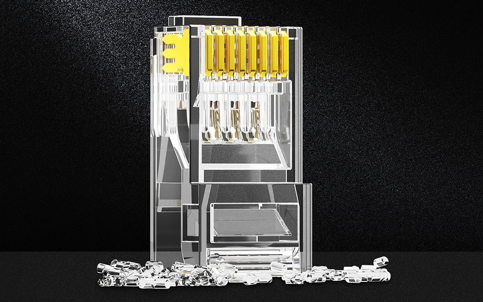 Odolný plastový kryt konektora RJ45