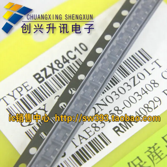 Бесплатная доставка. BZX84C10 печать: B9 10 v патч stabilivolt SOT23 (юаней = 1) | Строительство и