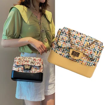 

Fashion Autumn Winter Women Bags Shell Luxury Shoulder Bags For Women 2019 Handbags Chains Canvas Messenger Bag Designer Cross