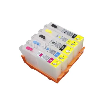 

UP 15pcs compatible for HP564 Refillable Ink cartridges for C510a B209a B210a C309g C309a C310a C410a C309n with permanent chips