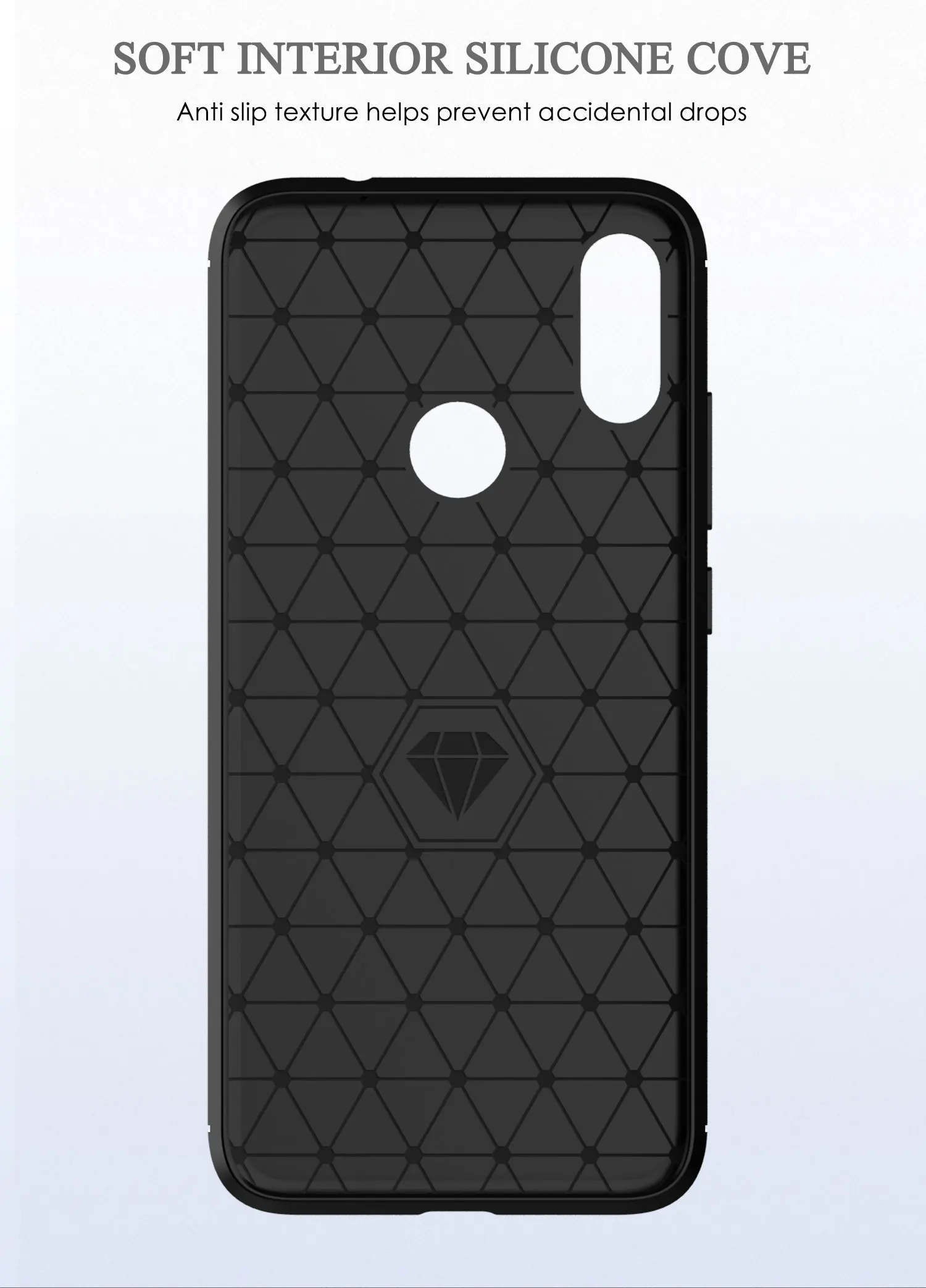 Для Xiaomi Redmi Note 7 чехол Роскошный из углеродного волокна ТПУ силиконовый мягкий