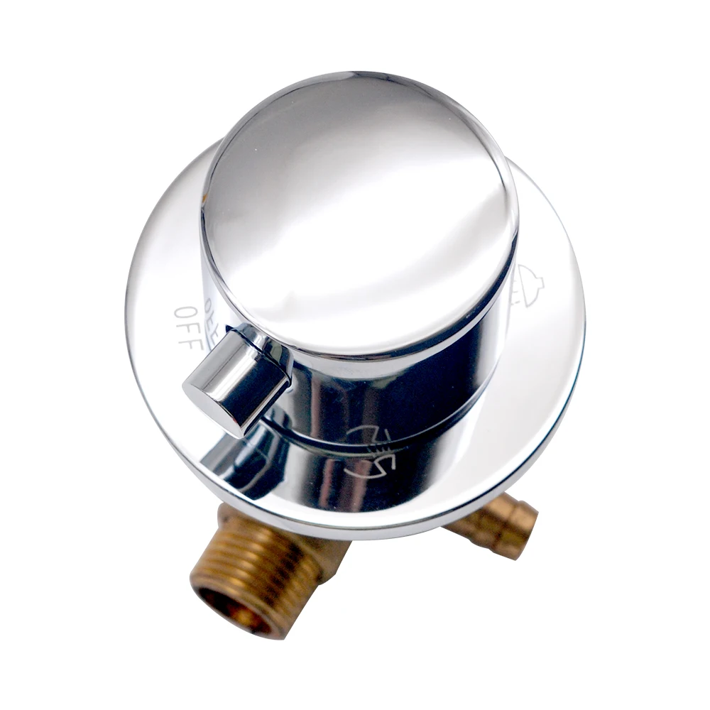 2/3/4/5 Output Diverter Brass Thermostatic Shower Faucet Split Type Thermostat Control Valve For Shower Bath Shower Colum Panel