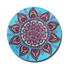 European Pattern Hand Drawn Ceramic Decorative Plate, Living Room Decoration, Sitting Plate, Background Wall Hanging Plate 6